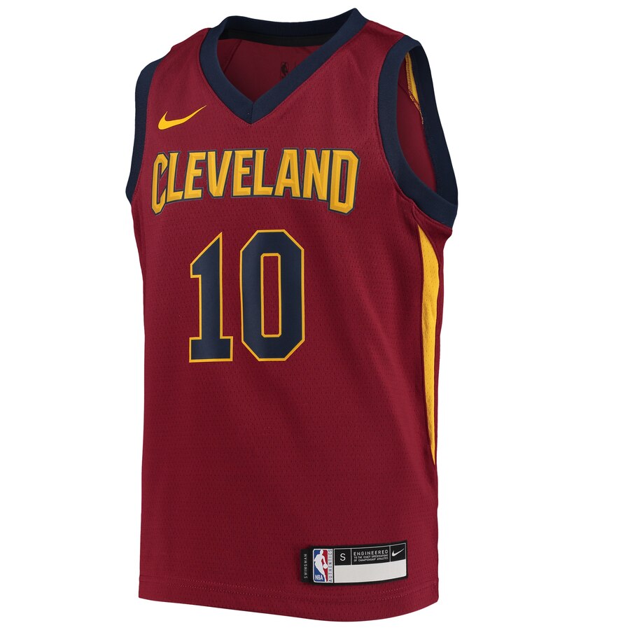 Alternative view of Darius Garland Cleveland Cavaliers Youth Team Swingman Basketball Jersey - Wine
