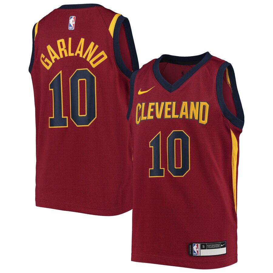 Darius Garland Cleveland Cavaliers Youth Team Swingman Basketball Jersey - Wine