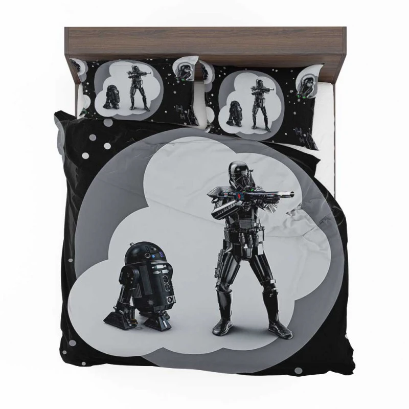Alternative view of DARK FORCES Movie Dark Trooper Bedding Set - Custom Bedding Set