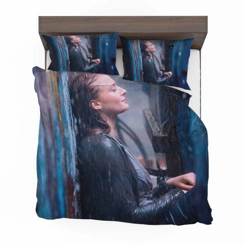 Alternative view of Dark Phoenix Movie Sophie Turner Jean Grey Bedding Set - Custom Bedding Set
