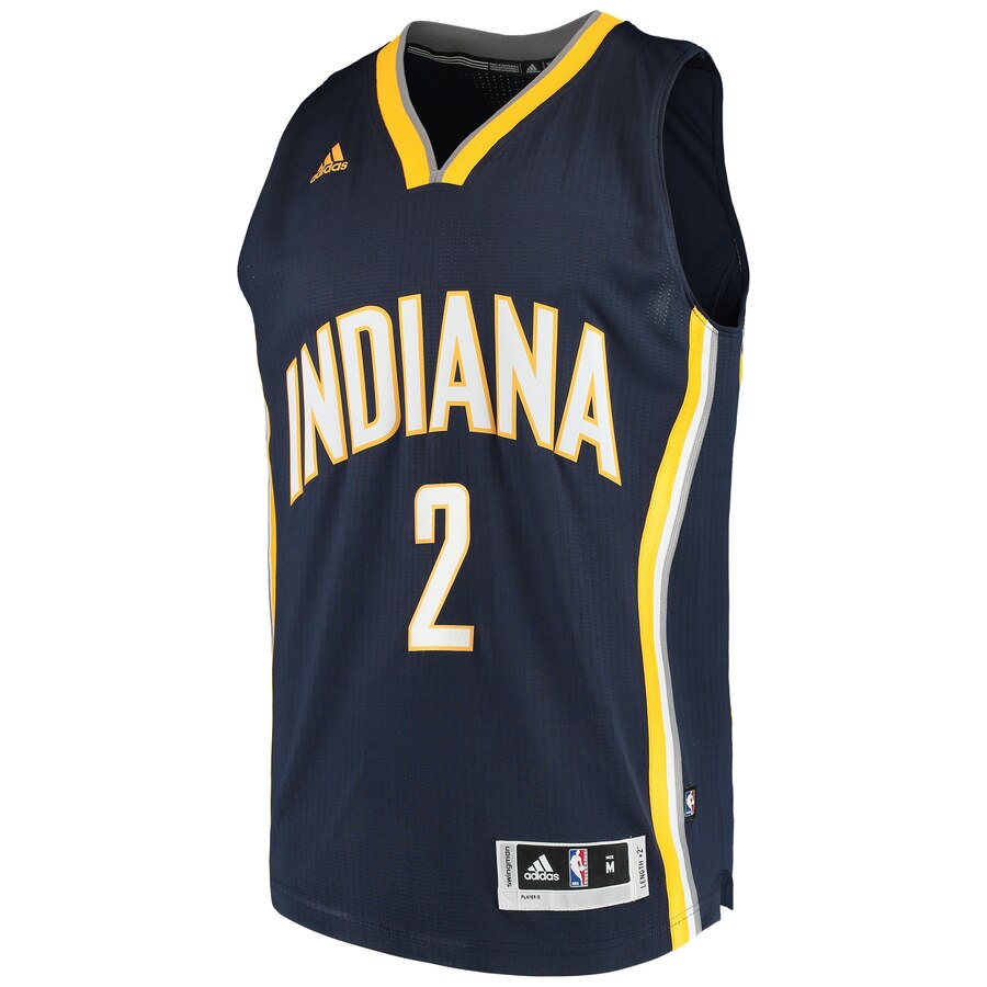 Alternative view of Darren Collison Indiana Pacers Adidas Swingman Basketball Jersey - Navy