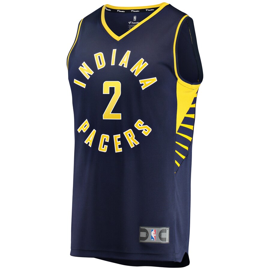 Alternative view of Darren Collison Indiana Pacers Fanatics Branded Youth Fast Break Replica Basketball Jersey Navy - Icon Edition