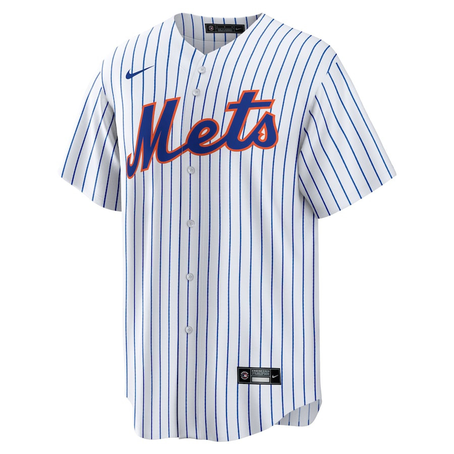 Alternative view of Darryl Strawberry 18 New York Mets Home Men Player Baseball Jersey - White 