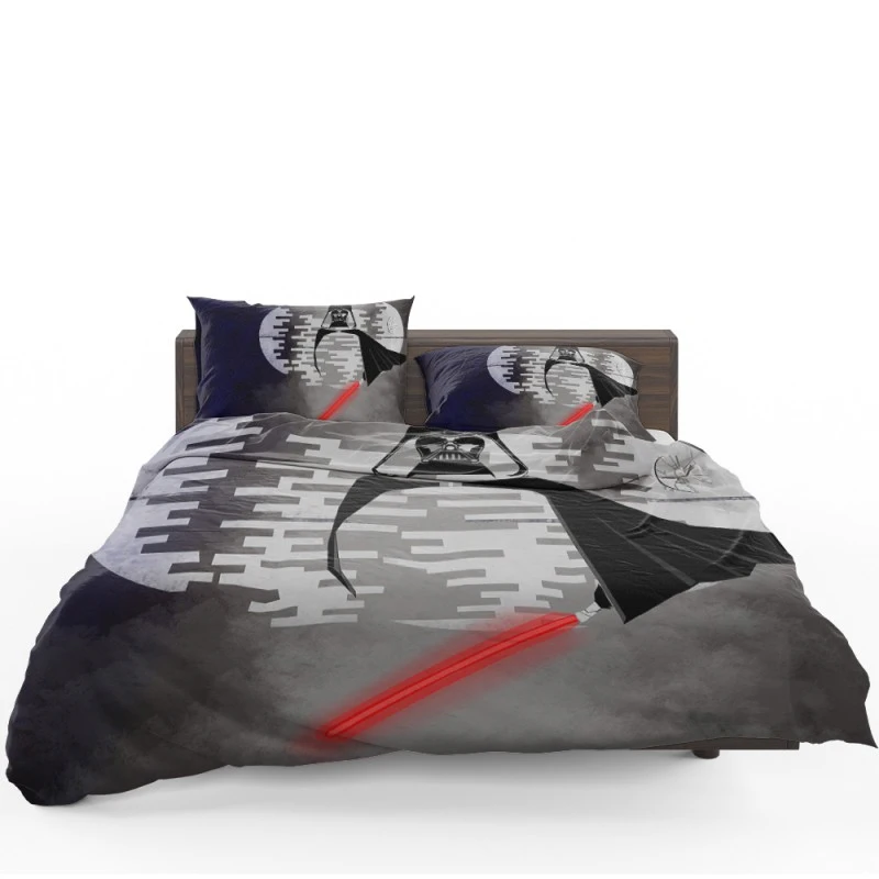Darth Vader Movie Darth Vader Death Star Bedding Set - Custom Bedding Set
