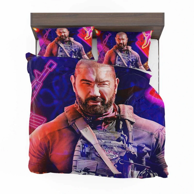 Alternative view of Dave Bautista As Scott Ward In Army Of The Dead Movie Bedding Set - Custom Bedding Set