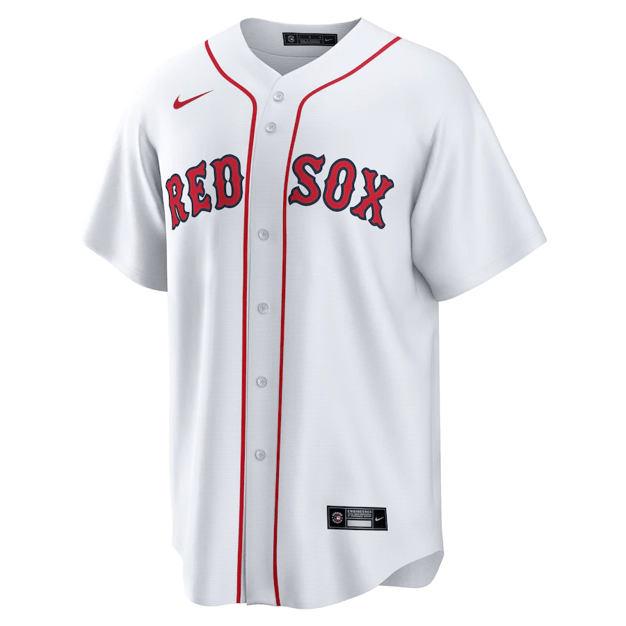 Alternative view of David Ortiz 34 Boston Red Sox Home Men Jersey - White