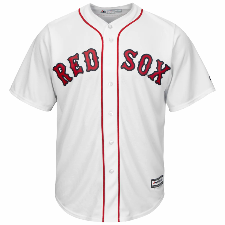 Alternative view of David Ortiz Boston Red Sox Majestic Home Official Cool Base Player Jersey - White