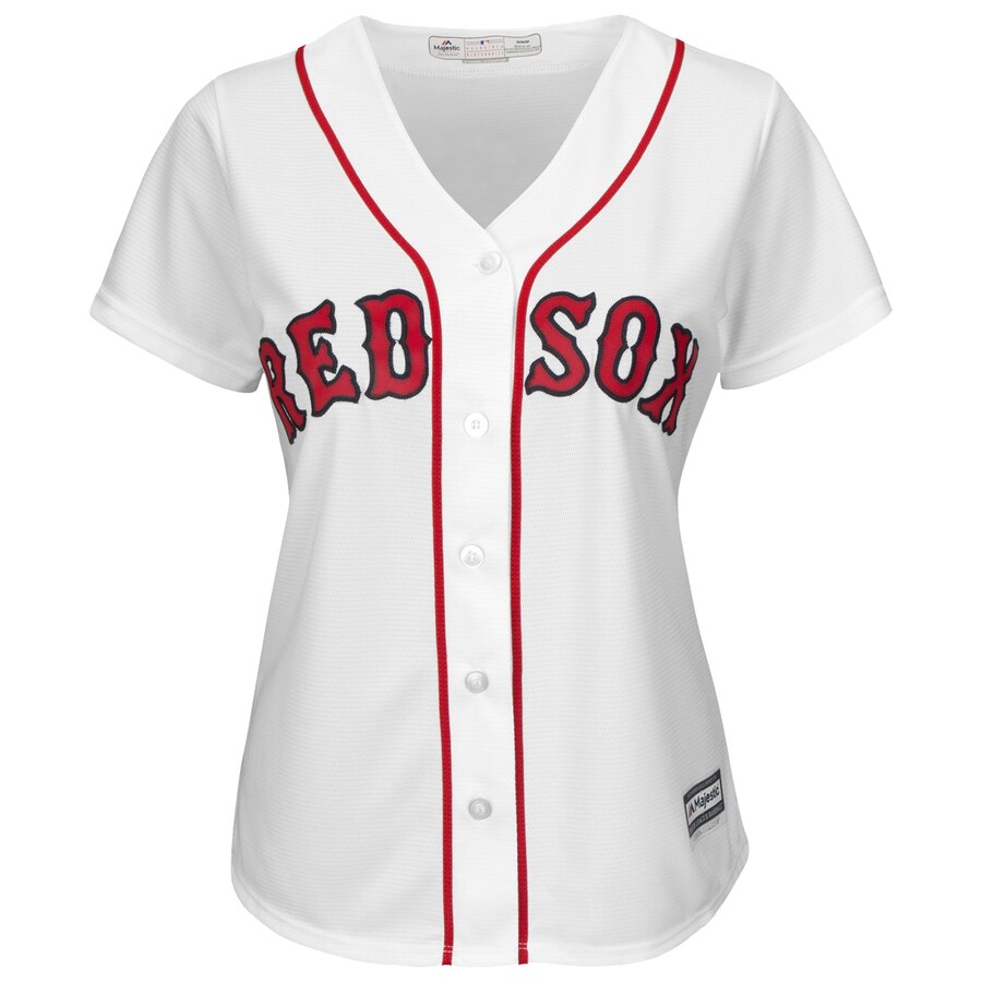 Alternative view of David Ortiz Boston Red Sox Majestic Women's Cool Base Player Jersey - White
