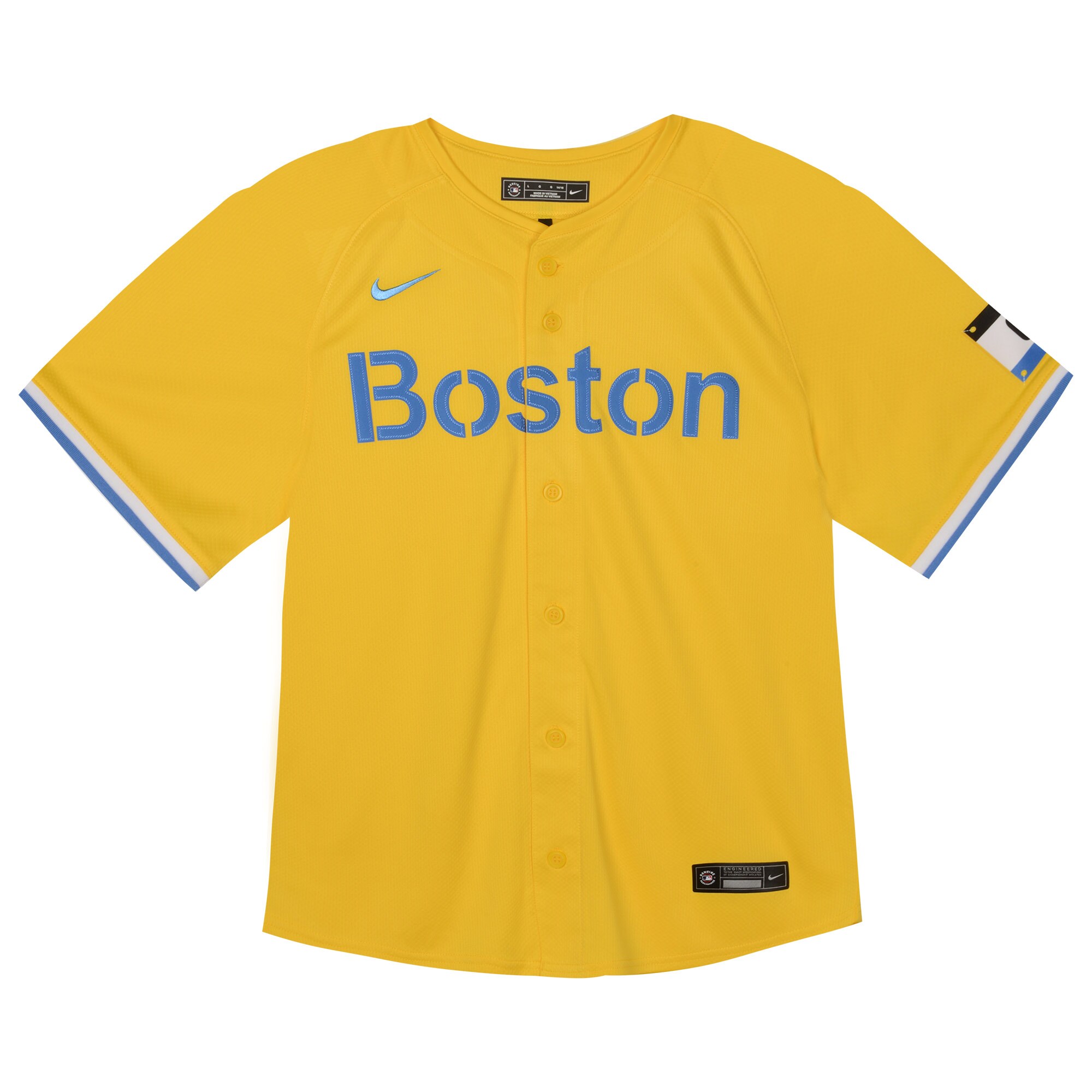 Alternative view of David Ortiz Boston Red Sox Toddler City Connect Limited Player Jersey - Gold