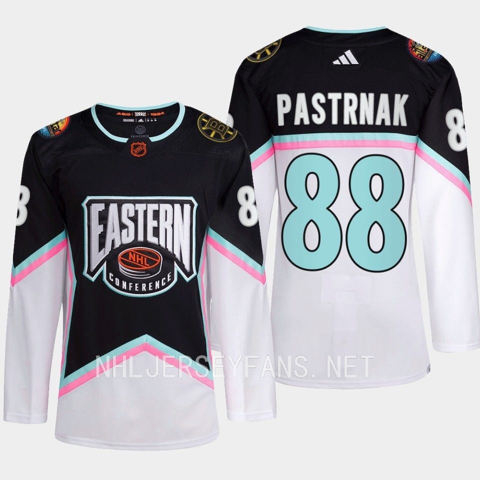 David Pastrnak 88 Boston Bruins 2023 All-Star Game Hockey Jersey Black Equipment - JS673 