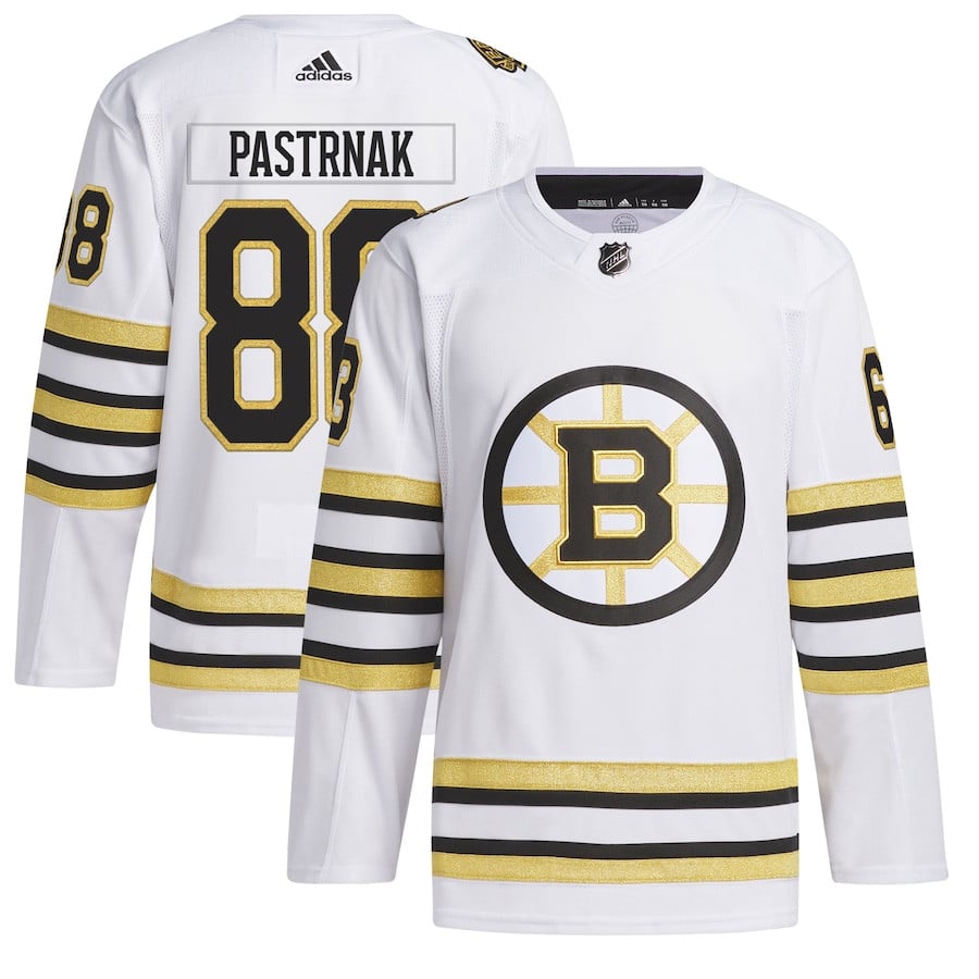 David Pastrnak 88 Boston Bruins Primegreen Men Hockey Jersey - White - JS545 
