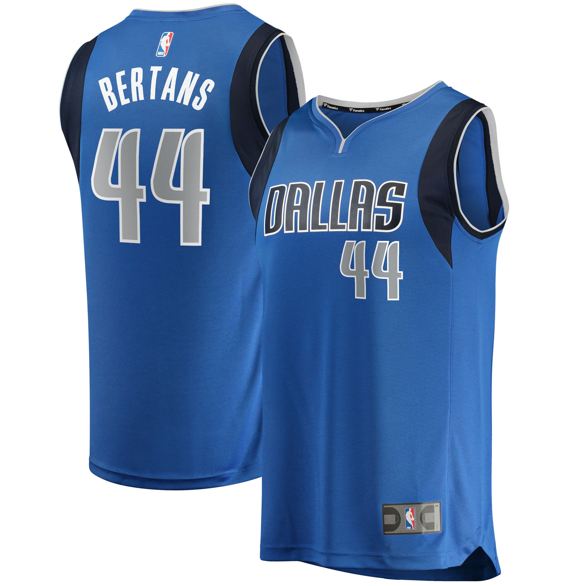 Davis Bertans Dallas Mavericks Fanatics Branded 2021/22 Fast Break Replica Basketball Jersey - Icon Edition - Royal