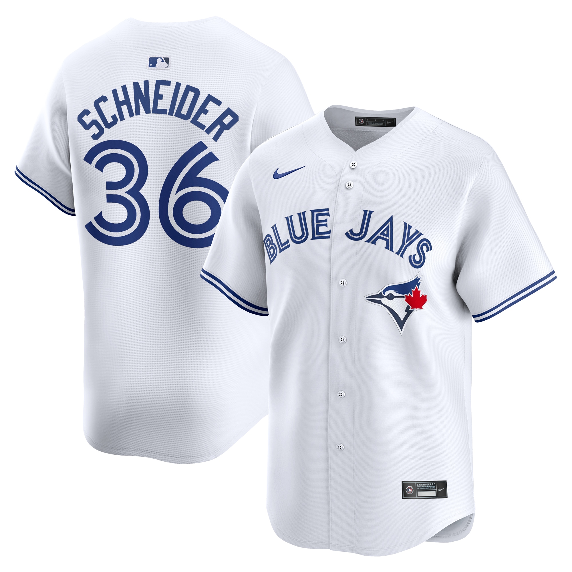 Davis Schneider Toronto Blue Jays Home Limited Player Baseball Jersey - White