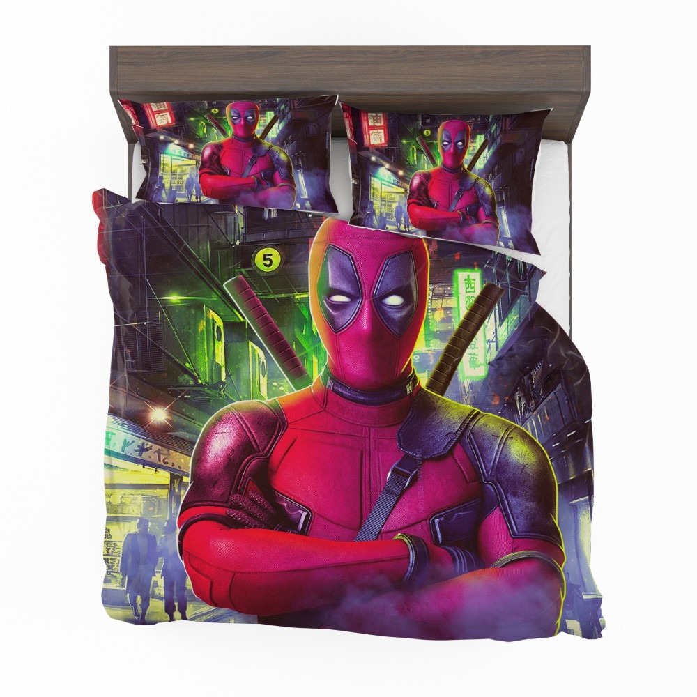Alternative view of Deadpool 2 Movie Wade Wilson Bedding Set - Custom Bedding Set