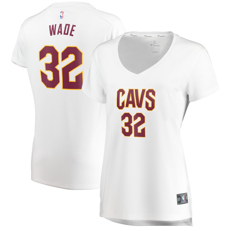 Dean Wade Cleveland Cavaliers Fanatics Branded Women's Fast Break Replica Basketball Jersey White - Association Edition