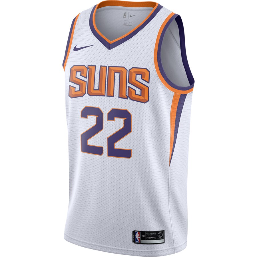 Alternative view of Deandre Ayton Phoenix Suns 2019/2020 Swingman Basketball Jersey - Association Edition - White