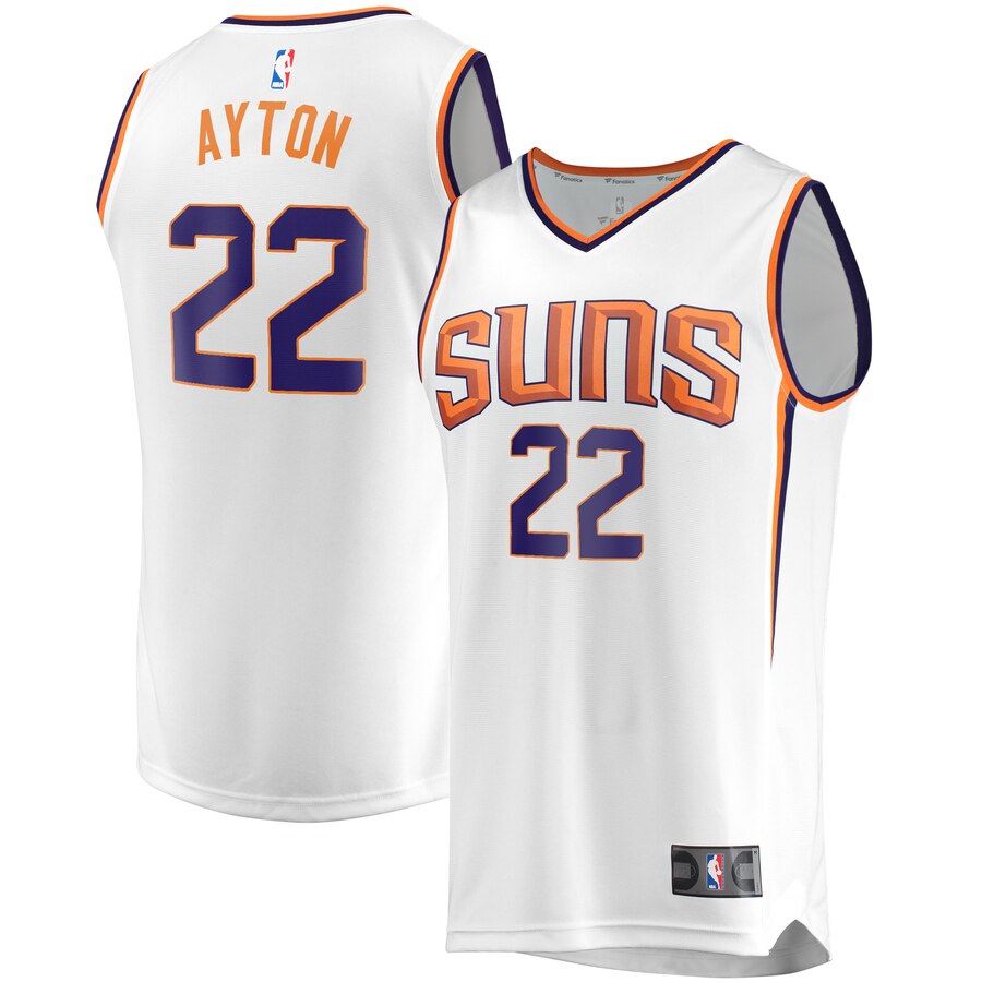 Deandre Ayton Phoenix Suns Fanatics Branded Youth Fast Break Player Replica Basketball Jersey - Association Edition - White