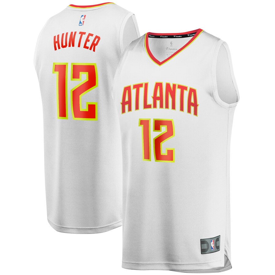De'andre Hunter Atlanta Hawks Fanatics Branded Youth Fast Break Replica Basketball Jersey White - Association Edition