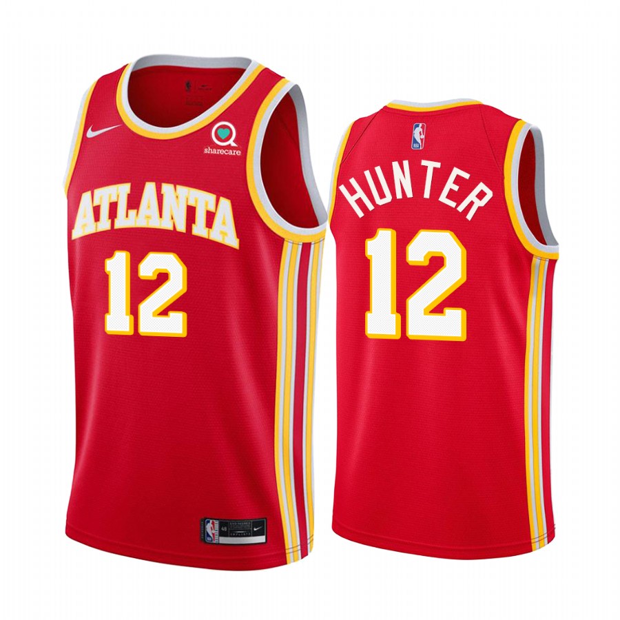 De'andre Hunter Atlanta Hawks Red Icon Edition 2020-21 Basketball Jersey