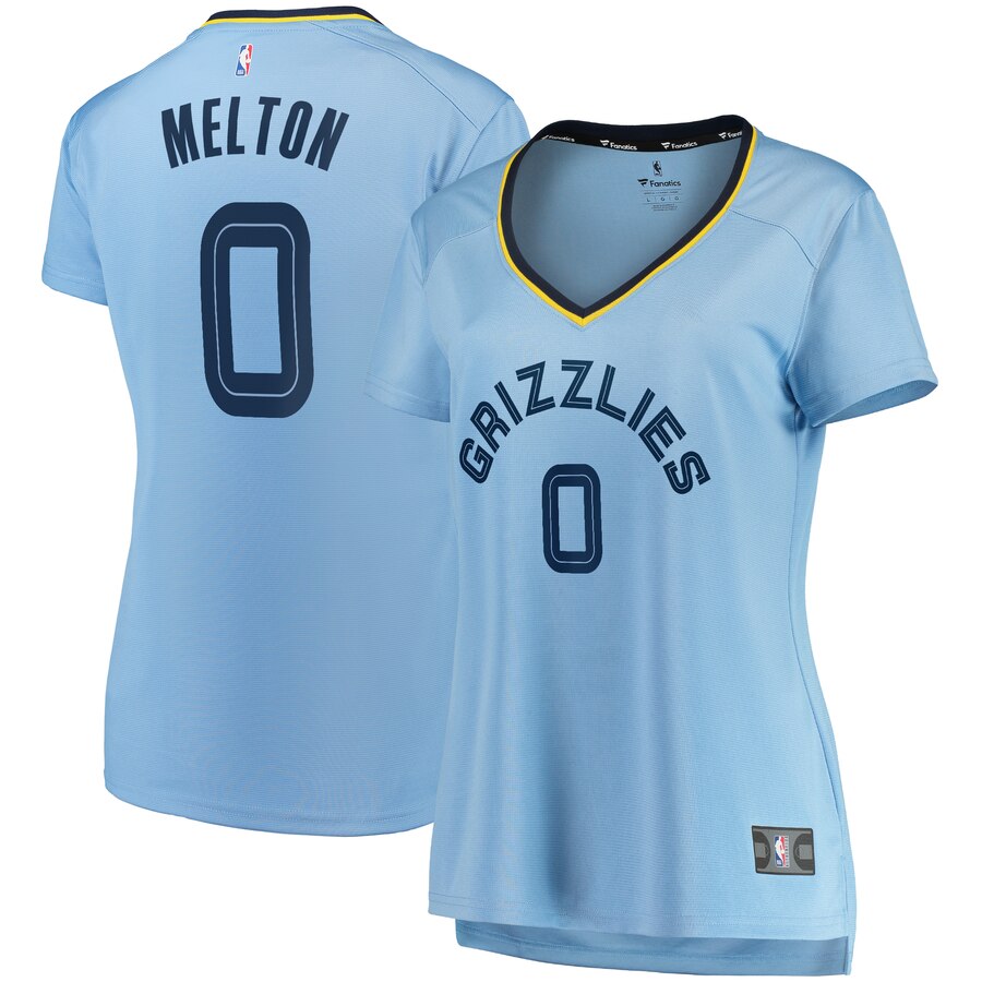 De'anthony Melton Memphis Grizzlies Fanatics Branded Women's Fast Break Replica Basketball Jersey Light Blue - Statement Edition