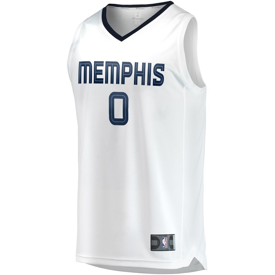 Alternative view of De'anthony Melton Memphis Grizzlies Fanatics Branded Youth Fast Break Replica Basketball Jersey White - Association Edition
