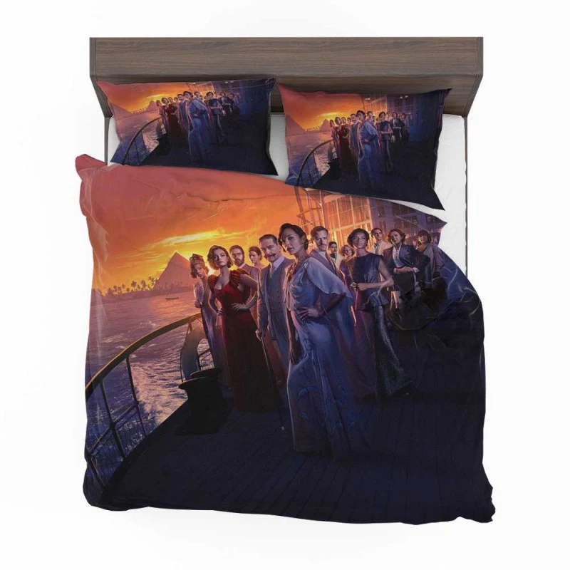 Alternative view of Death On The Nile Movie Gal Gadot Bedding Set - Custom Bedding Set