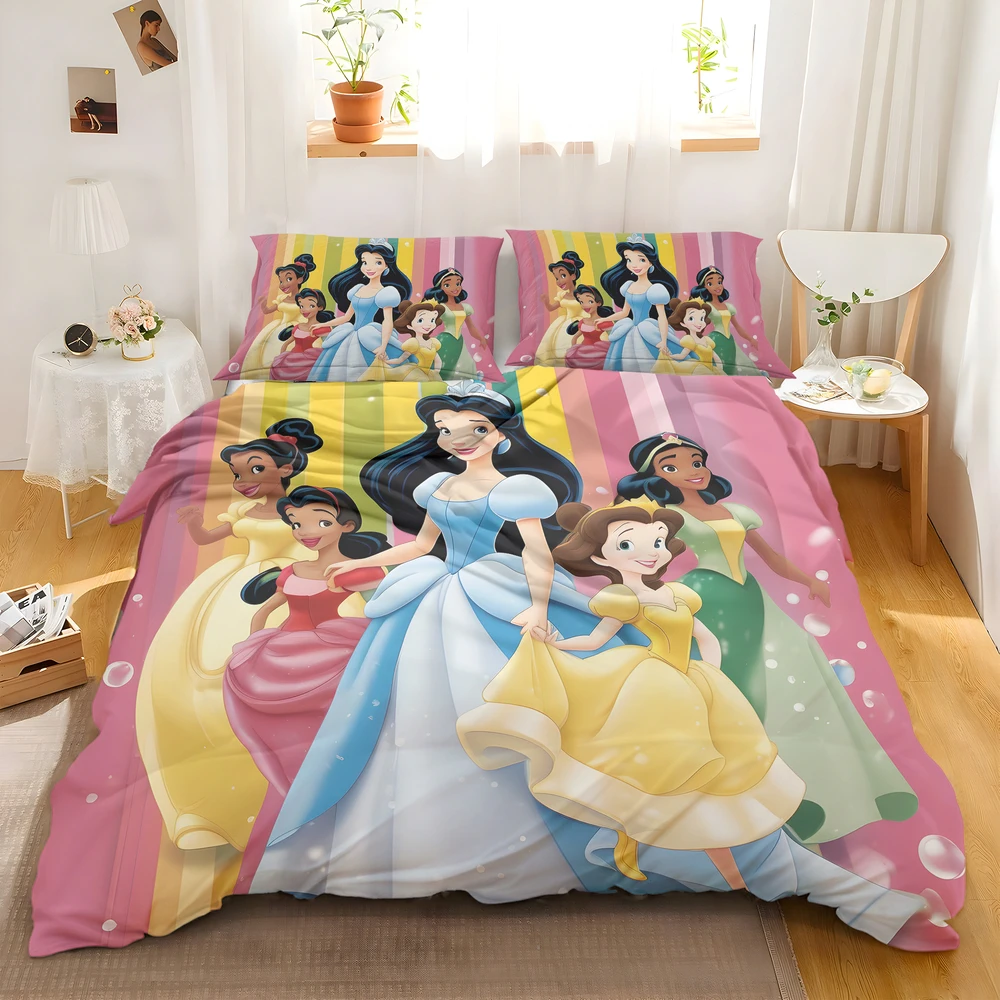 Alternative view of Decorative Princess Hot Pink Color Bedding Set - Custom Bedding Set