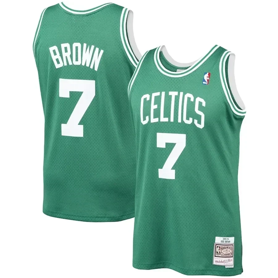 Dee Brown Boston Celtics Mitchell & Ness 1990-91 Hardwood Classics Swingman Player Basketball Jersey - Kelly Green - JS675 