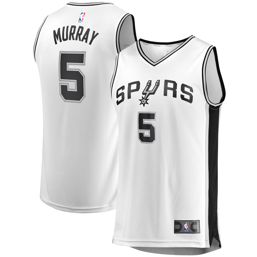 Dejounte Murray San Antonio Spurs Fanatics Branded Youth Fast Break Replica Player Basketball Jersey - Association Edition - White