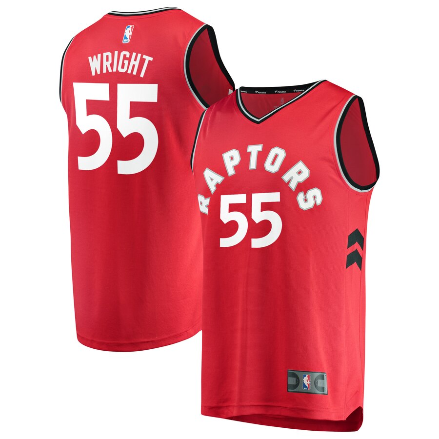 Delon Wright Toronto Raptors Fanatics Branded Fast Break Player Basketball Jersey Red - Icon Edition