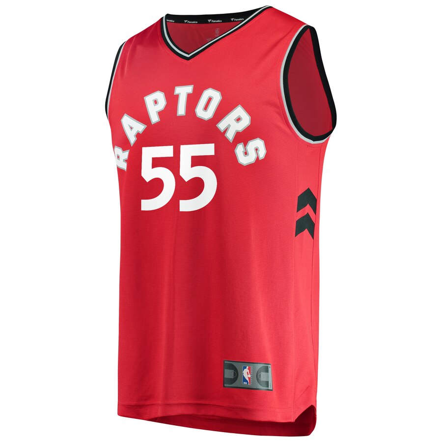 Alternative view of Delon Wright Toronto Raptors Fanatics Branded Fast Break Player Basketball Jersey Red - Icon Edition
