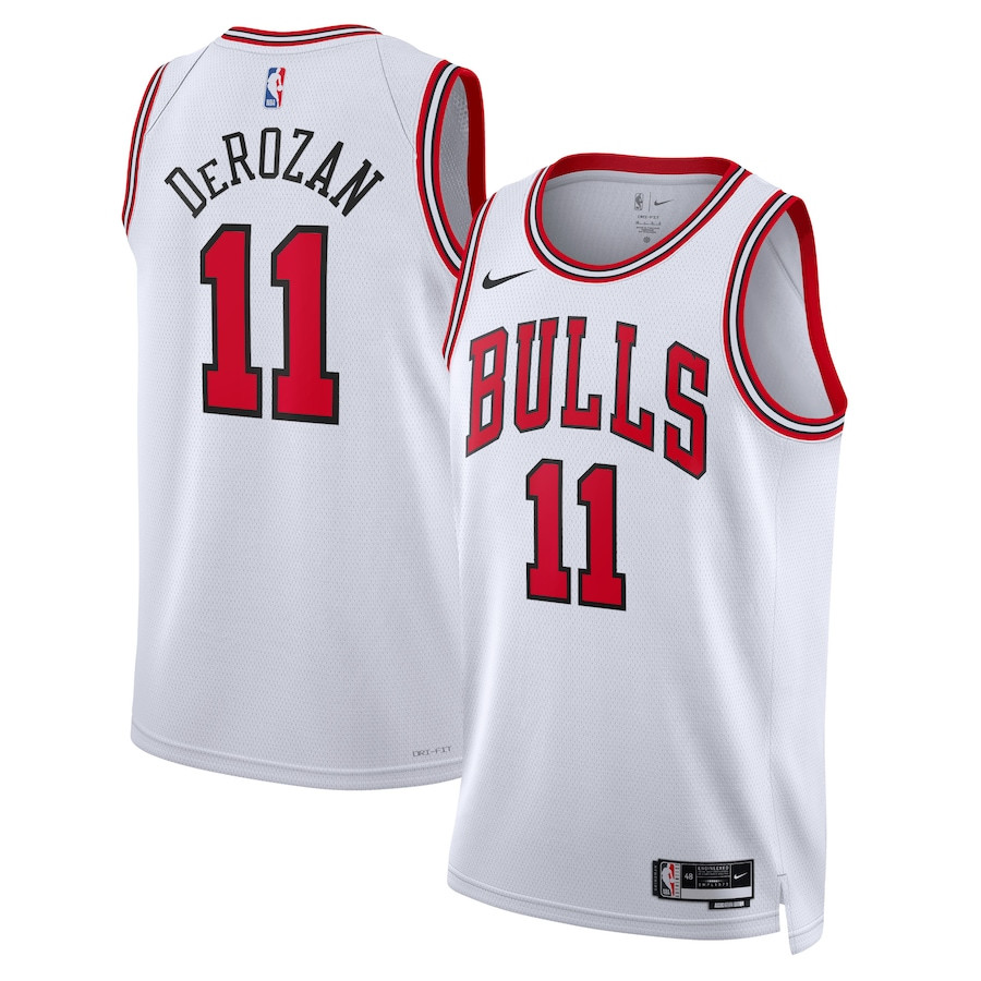 DeMar DeRozan 11 Chicago Bulls Unisex Swingman Basketball Jersey - Association Edition - White - JS448 
