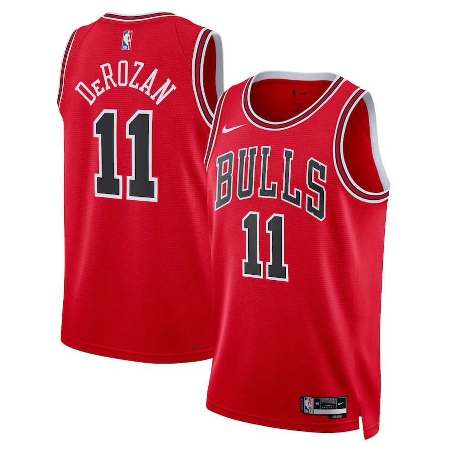 DeMar DeRozan 11 Chicago Bulls Unisex Swingman Basketball Jersey - Icon Edition - Red - JS832 