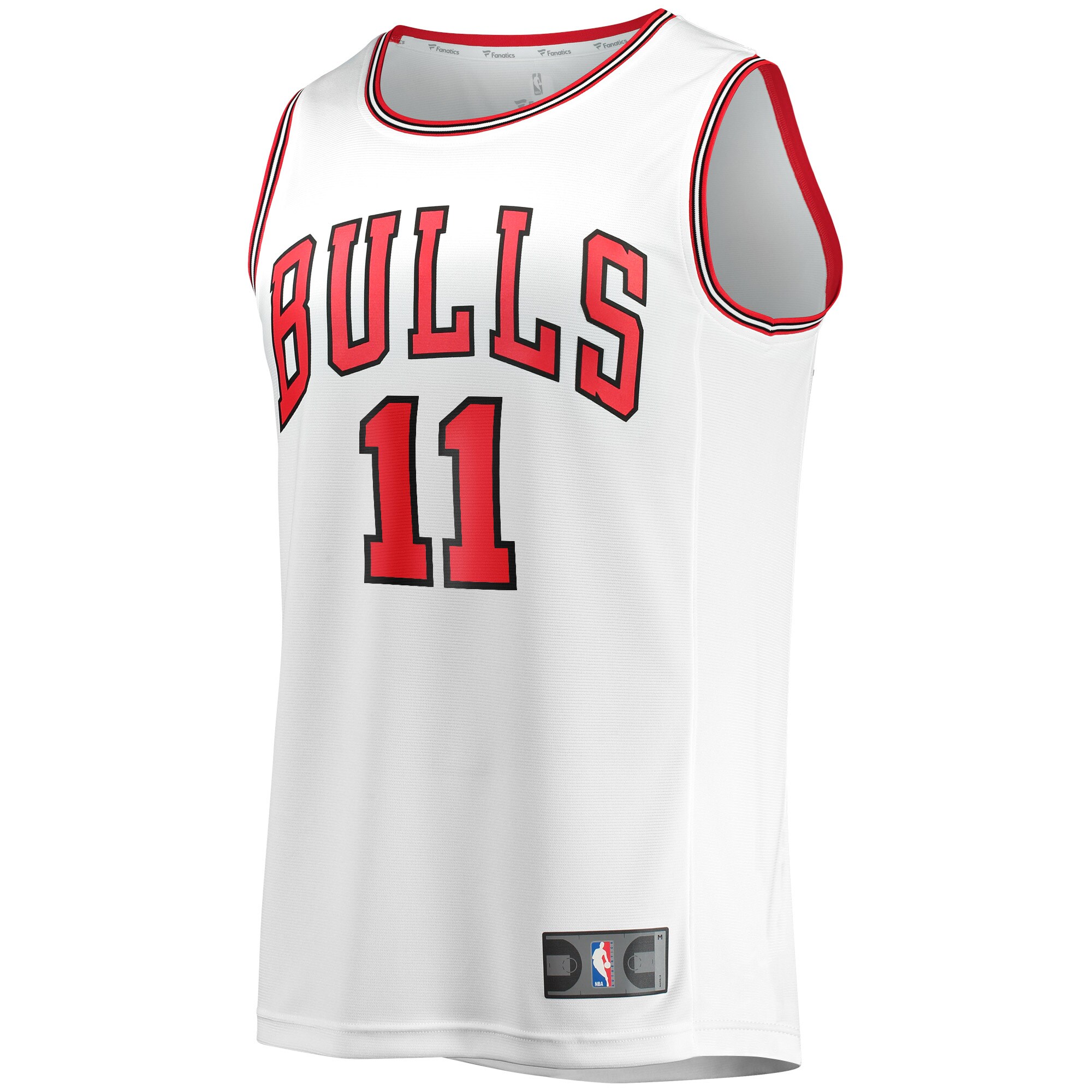 Alternative view of Demar Derozan Chicago Bulls Fanatics Fast Break Replica Jersey - Association Edition - White