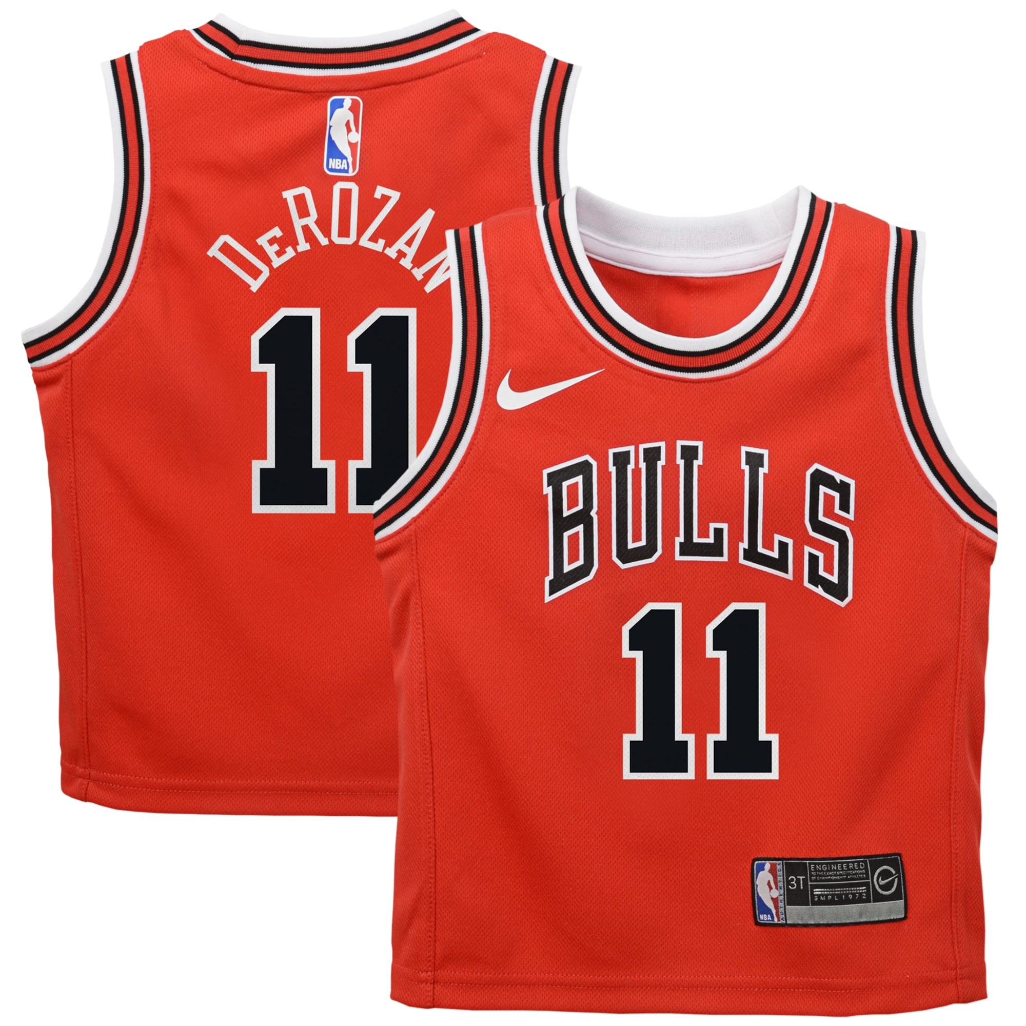 Demar Derozan Chicago Bulls Preschool Swingman Player Basketball Jersey - Icon Edition - Red