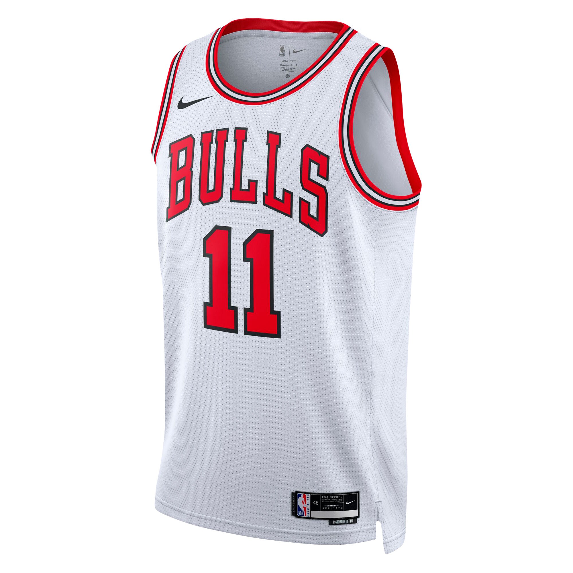 Alternative view of Demar Derozan Chicago Bulls Unisex 2022/23 Swingman Player Basketball Jersey White - Association Edition