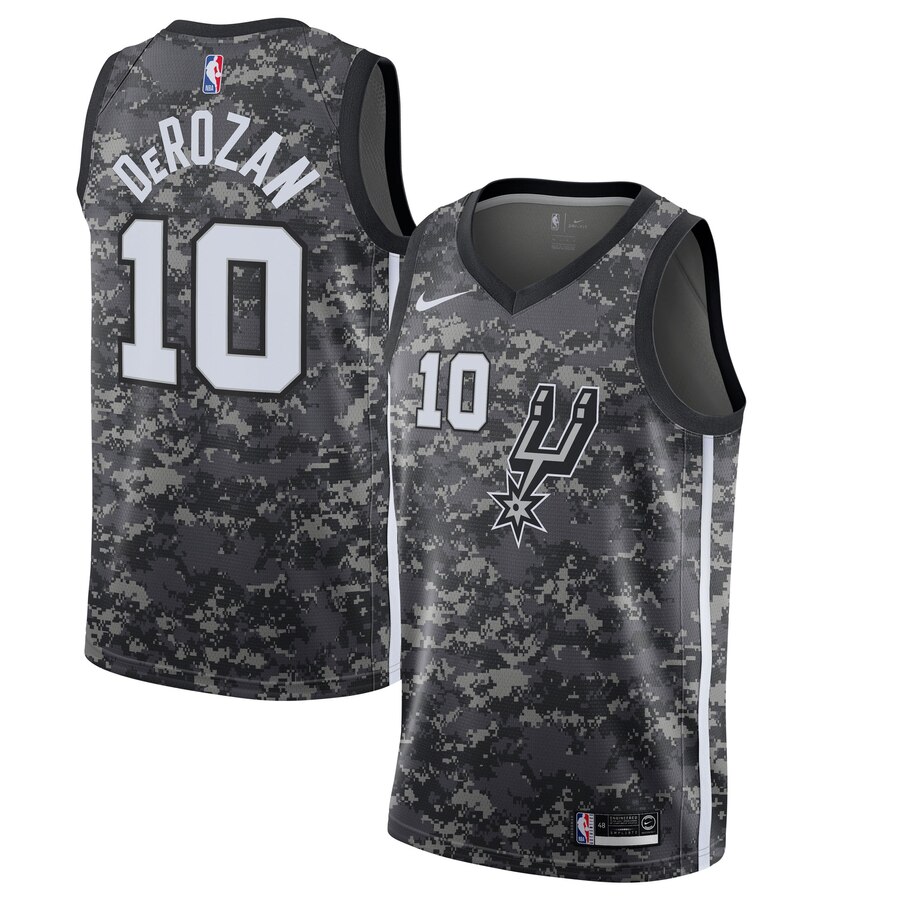 Demar Derozan San Antonio Spurs City Edition Swingman Basketball Jersey - Black