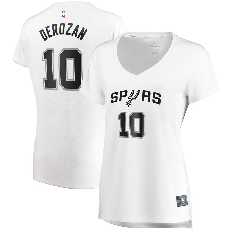 Demar Derozan San Antonio Spurs Fanatics Branded Women's Fast Break Replica Player Basketball Jersey - Association Edition - White