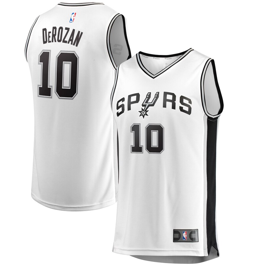 Demar Derozan San Antonio Spurs Fanatics Branded Youth Fast Break Player Replica Basketball Jersey - Association Edition - White