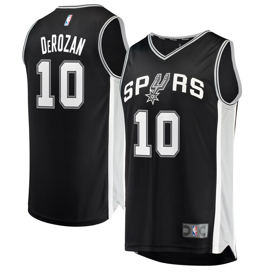 Demar Derozan San Antonio Spurs Fanatics Branded Youth Fast Break Replica Basketball Jersey Black - Icon Edition