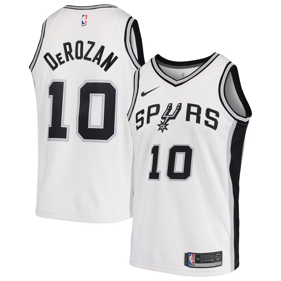 Demar Derozan San Antonio Spurs Swingman Basketball Jersey - Association Edition - White