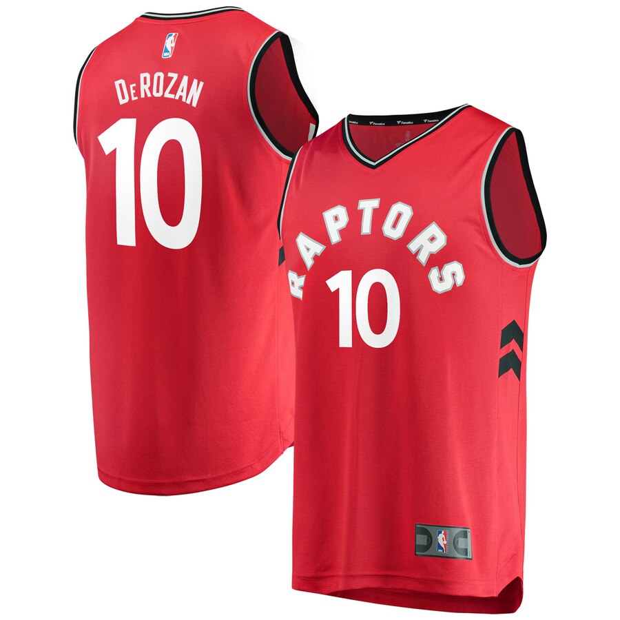 Demar Derozan Toronto Raptors Fanatics Branded Fast Break Replica Basketball Jersey Red - Icon Edition