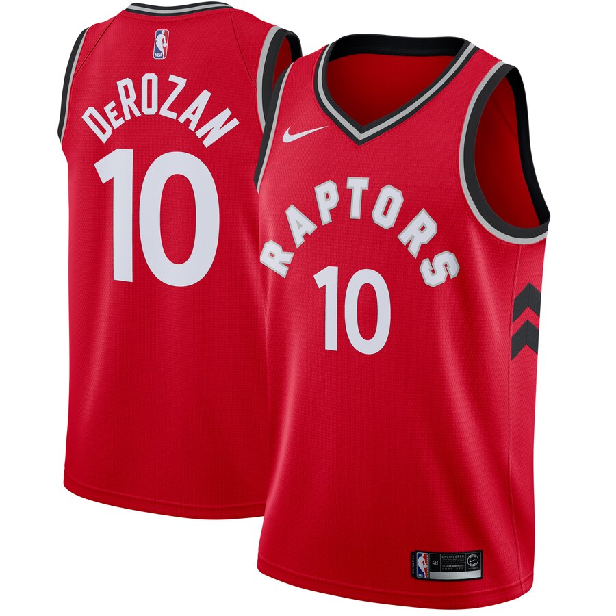 Demar Derozan Toronto Raptors Swingman Basketball Jersey Red - Icon Edition