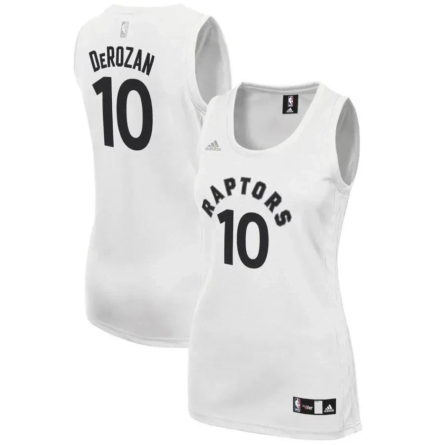 Demar Derozan Toronto Raptors Women's Fashion Basketball Jersey - White - JS908 