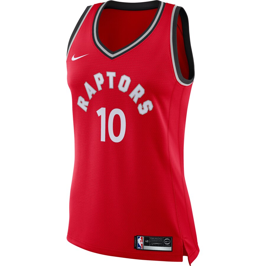 Alternative view of Demar Derozan Toronto Raptors Women's Swingman Basketball Jersey Red - Icon Edition