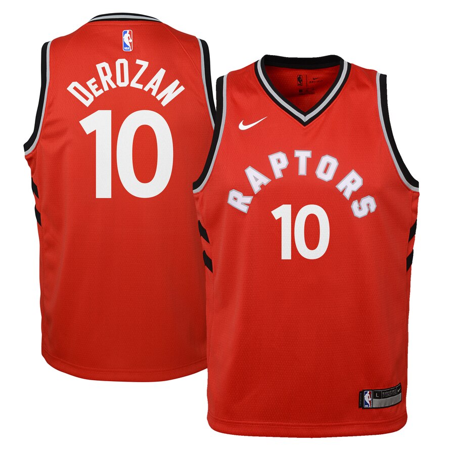 Demar Derozan Toronto Raptors Youth Swingman Basketball Jersey Red - Icon Edition