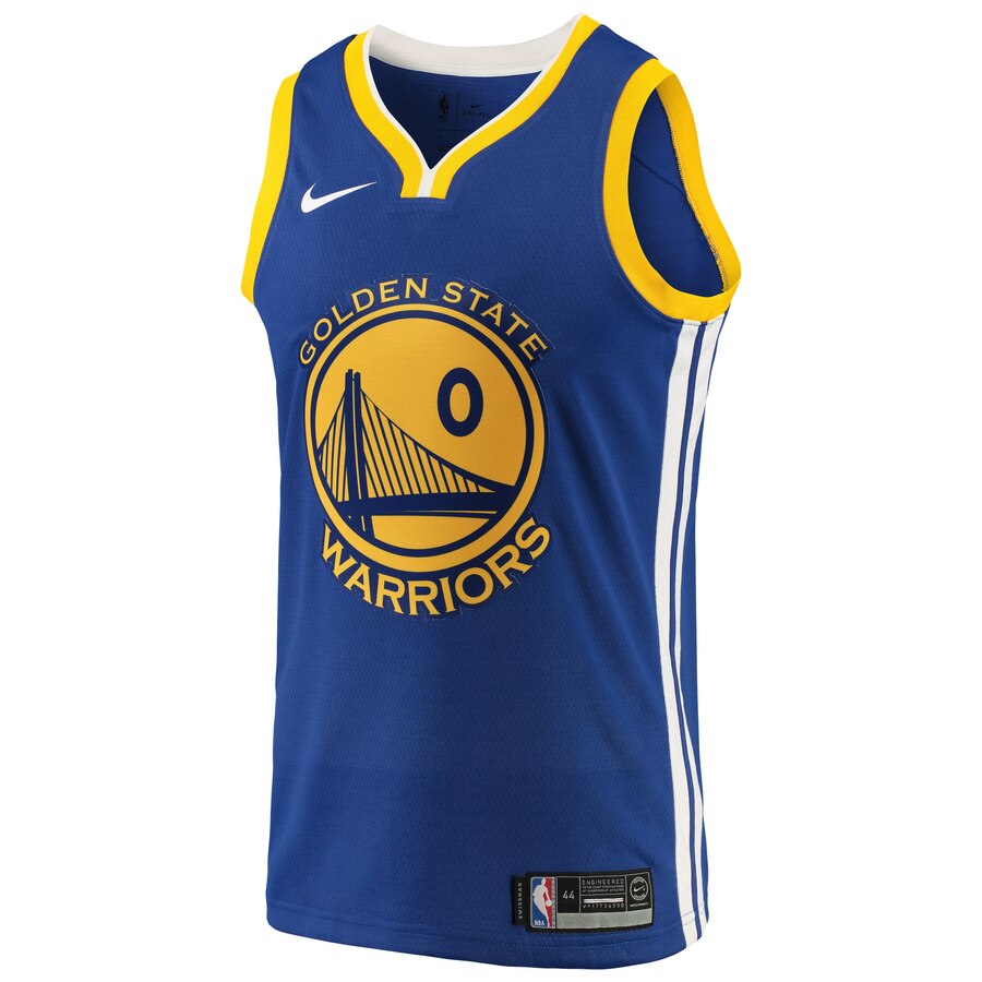 Alternative view of Demarcus Cousins Golden State Warriors Icon Swingman Basketball Jersey - Royal