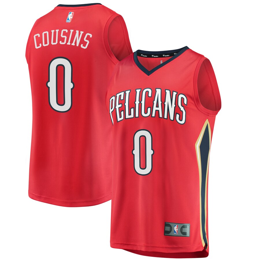 Demarcus Cousins New Orleans Pelicans Fanatics Branded Fast Break Replica Basketball Jersey Red - Statement Edition