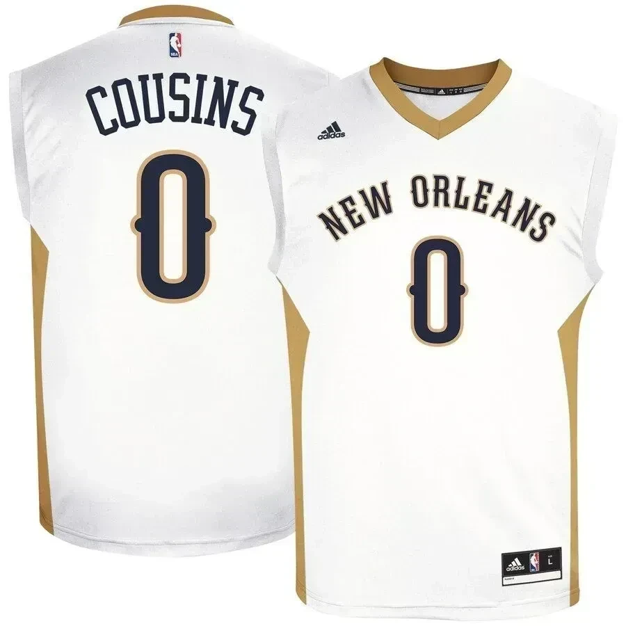 Demarcus Cousins New Orleans Pelicans Home Basketball Jersey - White - JS784 