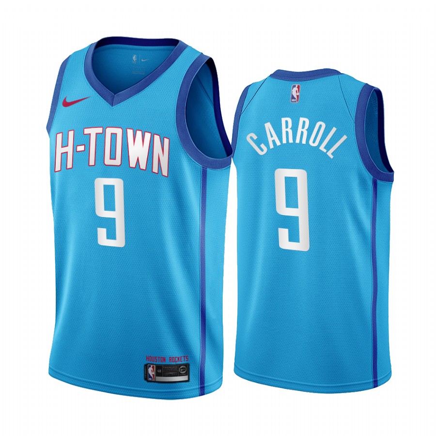 Demarre Carroll Houston Rockets 2020-21 Blue City Basketball Jersey H-town